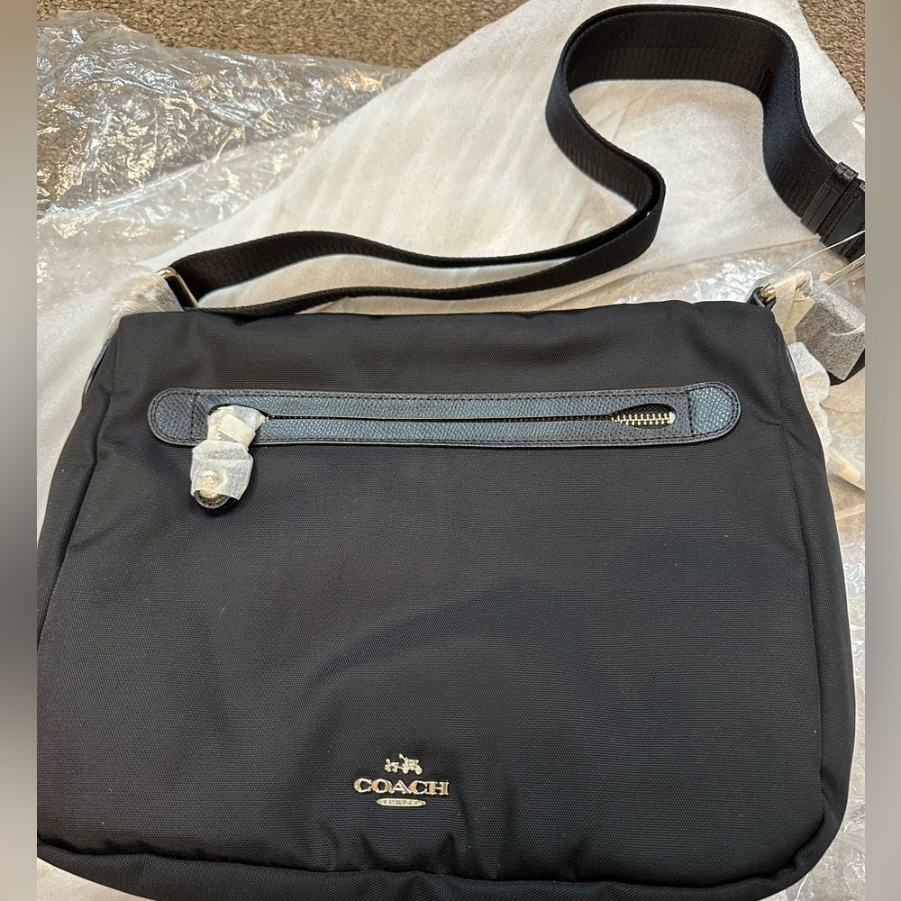 Coach Nylon Crossbody Bag - Black Color